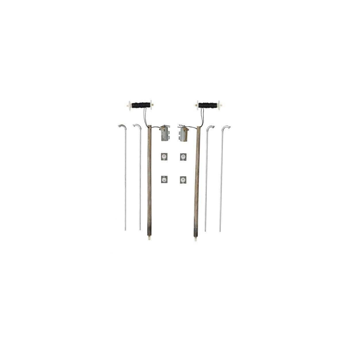 Pre-Wired Poles - Utility System -- Connector Set, HO Woodland Scenics 2267