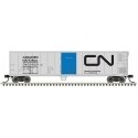 50′ Mechanical Reefer - Ready to Run -- Canadian National 231120 (silver, black, blue), N, Trainman 50006473