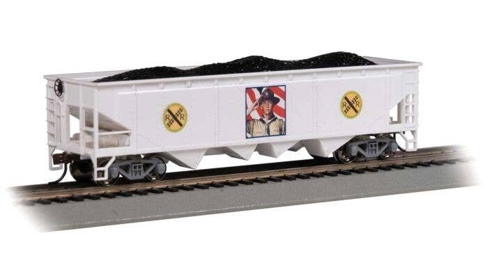 40′ Quad Hopper - Ready to Run - Silver Series(R) -- Boy Scouts of America(R) (Merit Badge, , HO, Bachmann Industries 17629