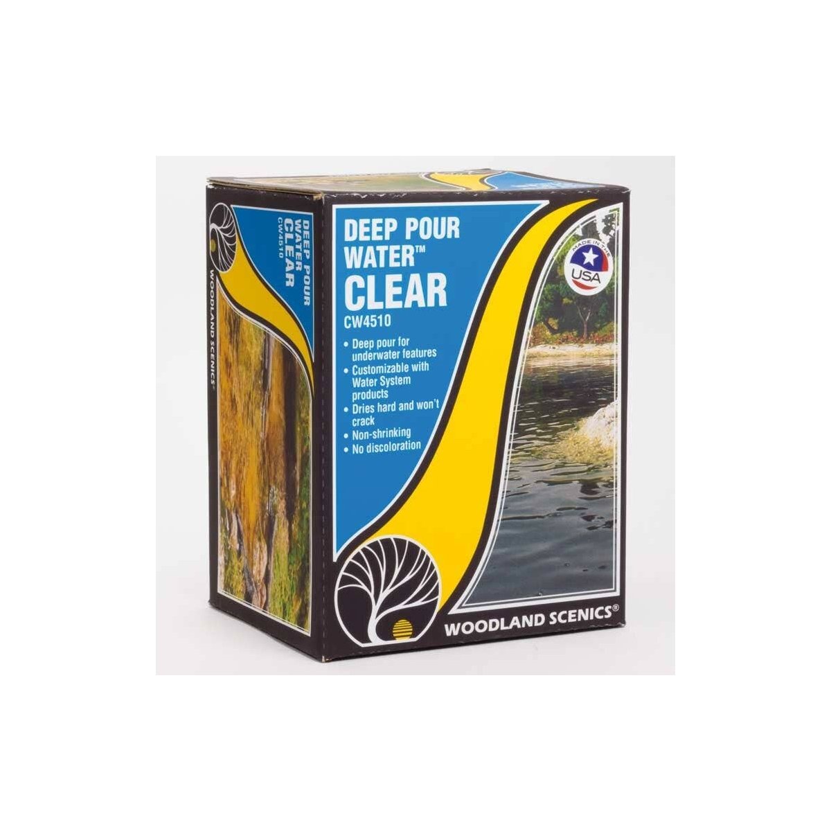 Deep Pour Water(TM) - Water System - 12oz 355mL -- Clear, ALL Woodland Scenics 4510