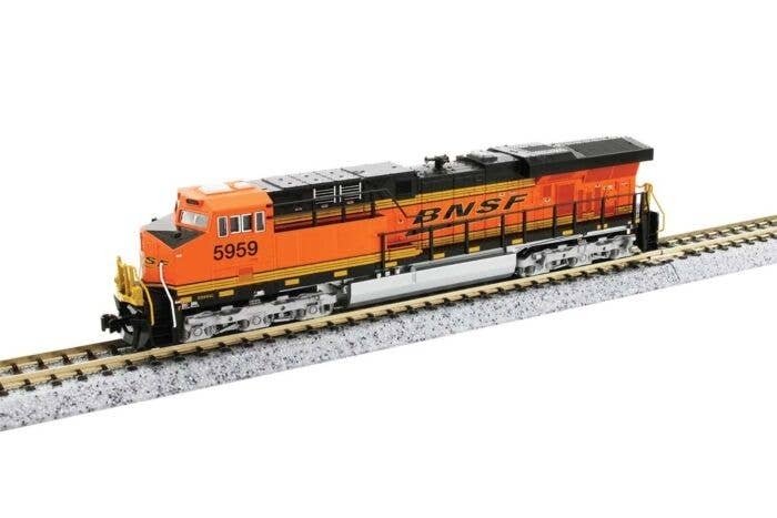 GE ES44AC GEVO - DCC -- BNSF Railway 5959 (H3, orange, black, yellow, Wedge Logo), N, Kato USA Inc 1768959DCC