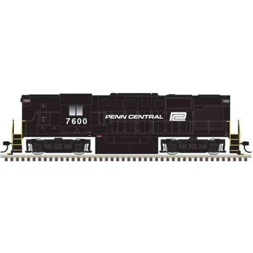 Alco RS11 - Standard DC - Classic Silver -- Penn Central 7604 (black, white), HO, Atlas Model Railroad Co. 10004533