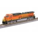 GE AC4400CW - Standard DC -- BNSF Railway 5678 (H1, orange, Pullman Green, yellow), N, Kato USA Inc 1767115