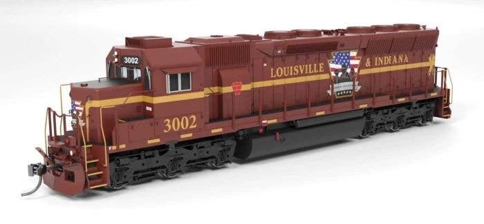 EMD SD45 - Sound and DCC - Paragon4(TM) -- Louisville & Indiana 3002 (Honoring Our Veter, HO, Broadway Limited Imports 9810