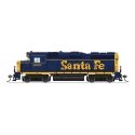 EMD GP30 - Sound and DCC - Paragon4(TM) -- Santa Fe 1263 (Bookend, blue, yellow, Large L, HO, Broadway Limited Imports 9131