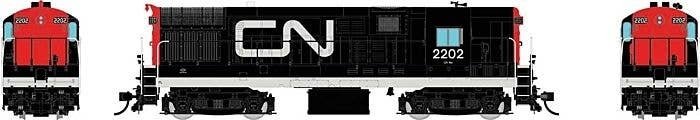 FM H16-44 - Sound and DCC -- Canadian National 2202 (black, white, red, Noodle Logo), HO, Rapido Trains Inc 44534