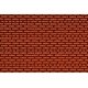 Flexible Dark Red Brick Wall Sheet 2-Pack -- Small for HO & N Scales 3-3/4 x 12′ 9.2 x 30.5cm, ALL Chooch Enterprises 8621