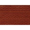 Flexible Dark Red Brick Wall Sheet 2-Pack -- Medium for HO Scale: 3-3/4 x 12′ 9.2 x 30.5cm, ALL, Chooch Enterprises 8623