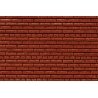 Flexible Dark Red Brick Wall Sheet 2-Pack -- Medium for HO Scale: 3-3/4 x 12′ 9.2 x 30.5cm, ALL Chooch Enterprises 8623