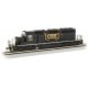 EMD SD40-2 - DCC -- CSX Transportation 8905 (Ex-NS black, yellow Boxcar Logo), HO, Bachmann Industries 60917