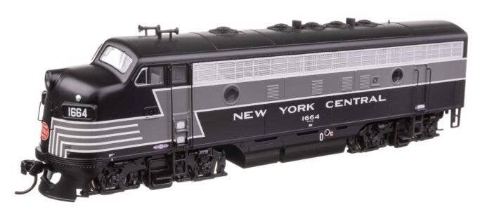 EMD F7 A - ESU Sound and DCC -- New York Central 1664, HO, WalthersMainline 21412