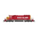 EMD SD40-2 Low Nose - Standard DC - Stealth -- Rock Island 4794 (red, yellow, white), N, Broadway Limited Imports 9489