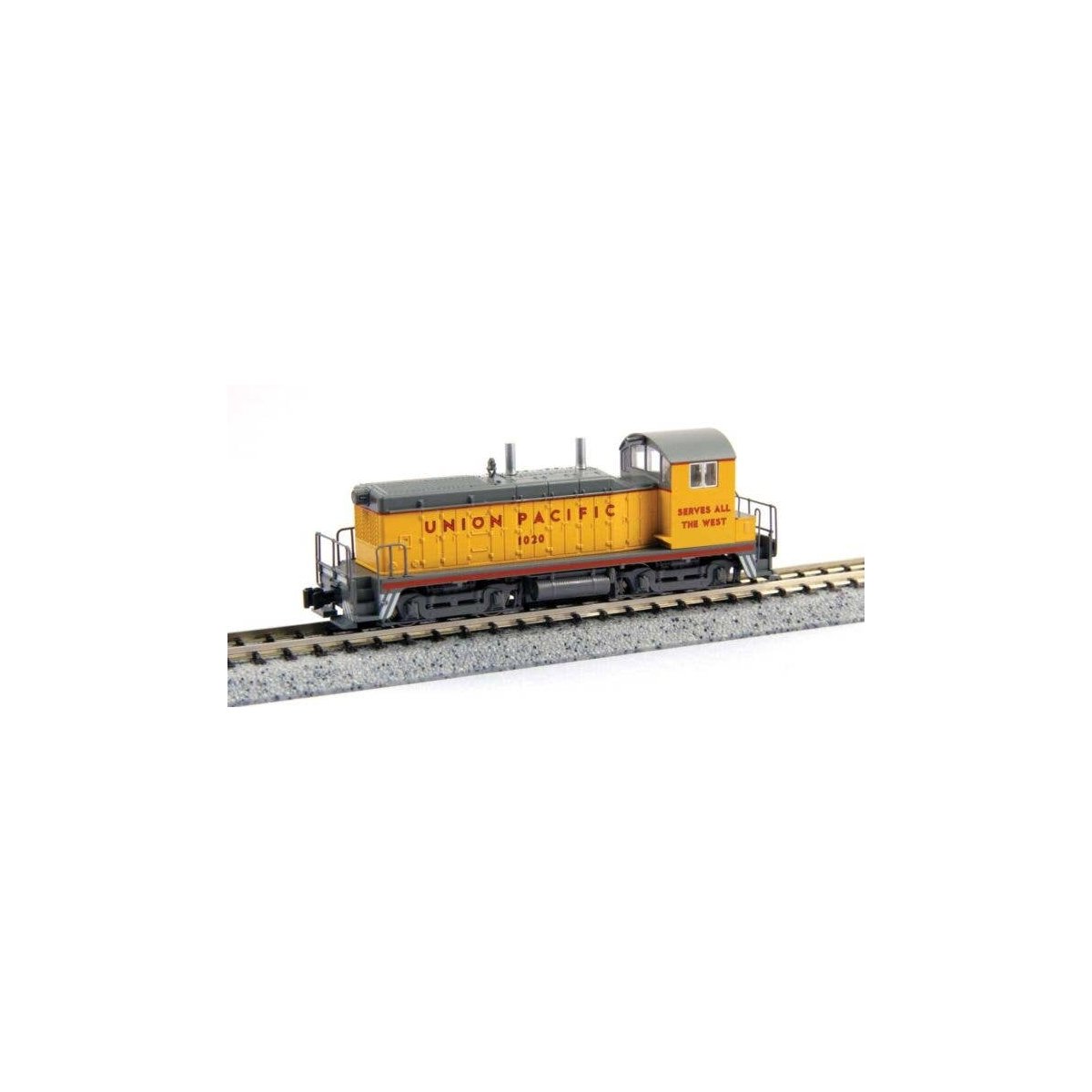 EMD NW2 - Standard DC -- Union Pacific 1032 (Armour Yellow, gray, red, silver), N, Kato USA Inc 1764379