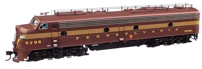 EMD E8A - Standard DC -- Pennsylvania Railroad Class EP-22 5795A (Tuscan, five-stripe), HO, WalthersProto 49905