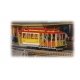 Cable Car with Grip Man - Standard DC -- Powell & Mason Streets 15 (yellow, red), HO, Bachmann Industries 60538