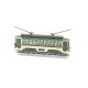 Brill Trolley - Standard DC -- Green, Cream, Brown, N, Bachmann Industries 61093