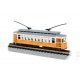 Brill Trolley - Standard DC -- Painted, Unlettered (orange, cream, gray), N, Bachmann Industries 61089