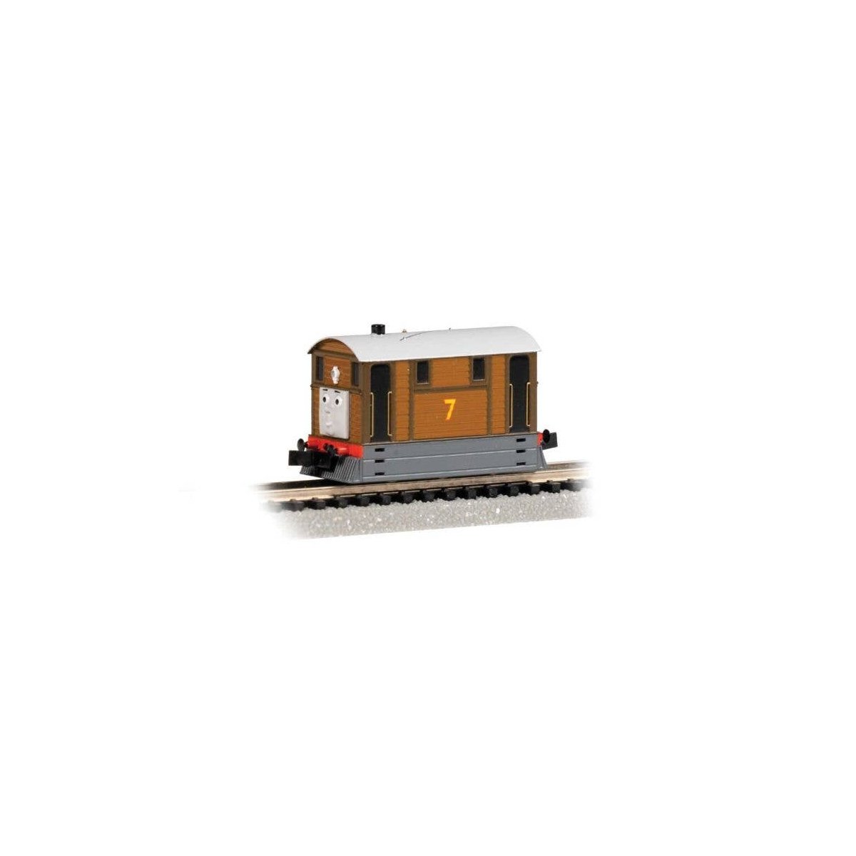 Thomas & Friends(TM) -- Toby the Tram Engine 7 (brown, gray), N, Bachmann Industries 58794