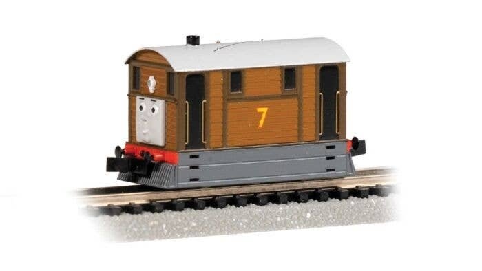 Thomas & Friends(TM) -- Toby the Tram Engine 7 (brown, gray), N, Bachmann Industries 58794