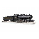 Baldwin 2-8-0 Consolidation - Standard DC -- Pennsylvania Railroad 7974 (black, graphite), N, Bachmann Industries 54154