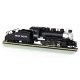 USRA 0-6-0 with Slope-Back Tender - Standard DC with Smoke -- Union Pacific 4455 (black, sil, HO, Bachmann Industries 50623