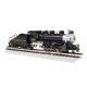 USRA 0-6-0 with Slope-Back Tender - Standard DC -- Baltimore & Ohio 1138 (black, graphite), N, Bachmann Industries 50555
