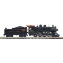2-8-0 Consolidation - 3-Rail - Proto-Sound 3.0 - Premier -- Western Maryland 754 (black, graphite, Tus, O, Atlas O 30138304