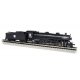 4-8-2 Light Mountain - Sound and DCC -- New York, Ontario & Western 405 (black, graphite), N, Bachmann Industries 53455