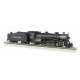 USRA Light 2-8-2 Mikado w/Medium Tender - Standard DC -- Union Pacific 2481 (black, graphite, HO, Bachmann Industries 54406