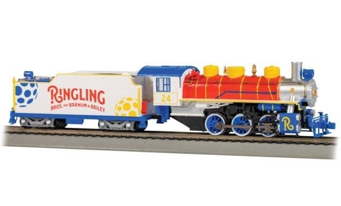 USRA 0-6-0 with Short-Haul Tender - Standard DC -- Ringling Bros. and Barnum & Bailey Circus, HO, Bachmann Industries 53702