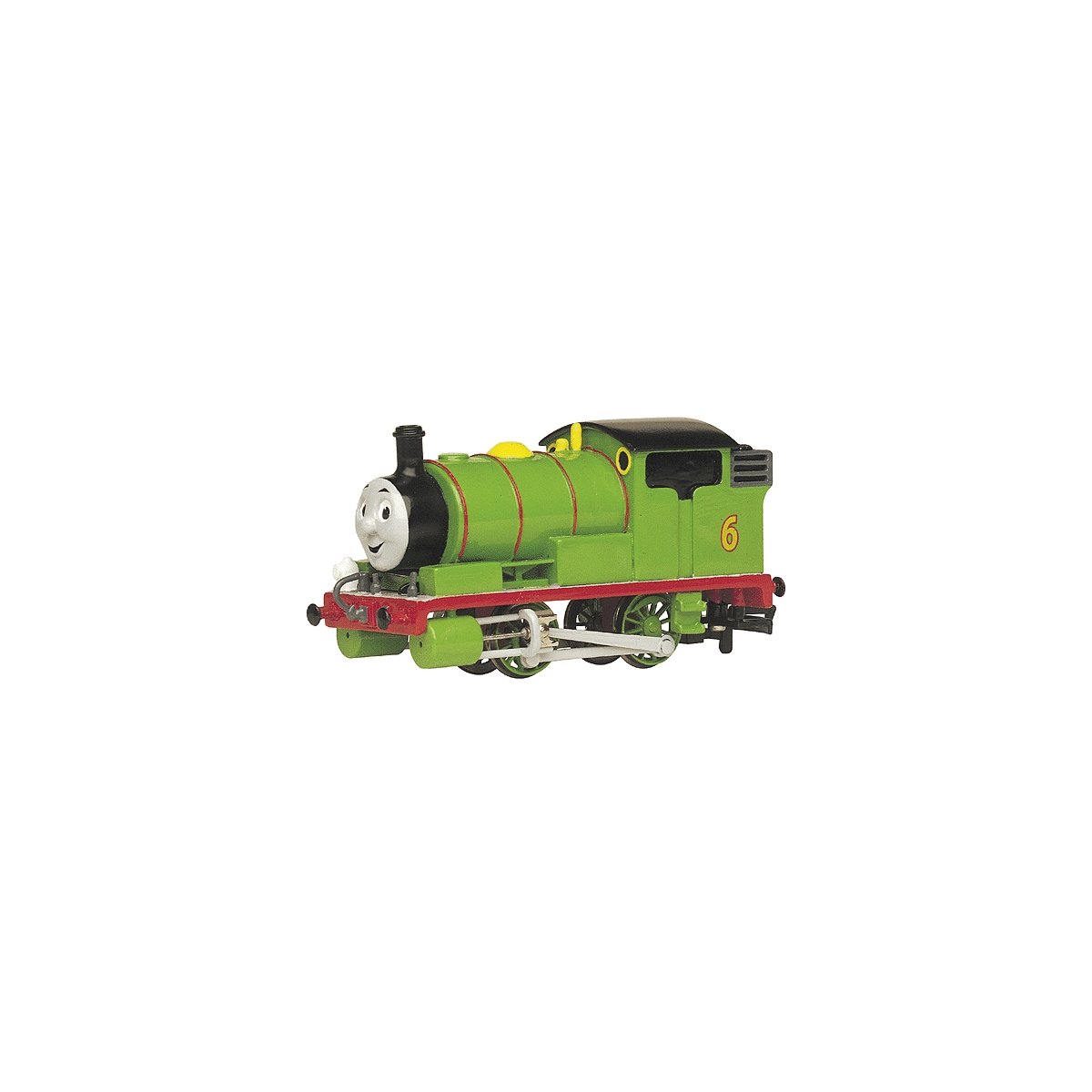 Thomas & Friends(TM) -- Percy the Small Engine 6 (green, black, red, white, yellow), HO, Bachmann Industries 58742