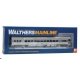 85′ Budd Small-Window Coach - Ready to Run -- Painted, Unlettered (silver), HO, WalthersMainline 30200