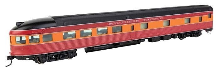 85′ Budd Observation - Ready To Run -- Southern Pacific(TM) (Daylight, red, orange, black), HO, WalthersMainline 30364