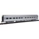 85′ Budd 10-6 Sleeper - Ready to Run -- Painted, Unlettered (silver), HO, WalthersMainline 30100