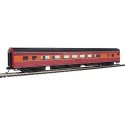 85′ Budd Large-Window Coach - Ready to Run -- Southern Pacific(TM) (Daylight red, orange, black, HO, WalthersMainline 30015