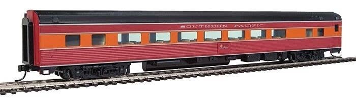 85′ Budd Large-Window Coach - Ready to Run -- Southern Pacific(TM) (Daylight red, orange, black, HO, WalthersMainline 30015