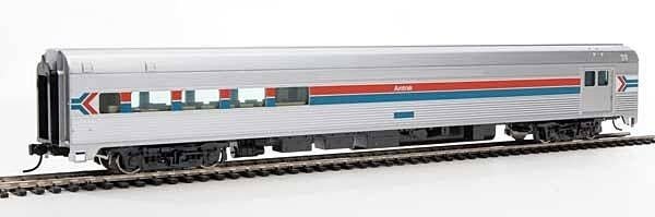 85′ Budd Baggage-Lounge - Ready to Run -- Amtrak(R) Phase I, HO, WalthersMainline 30065