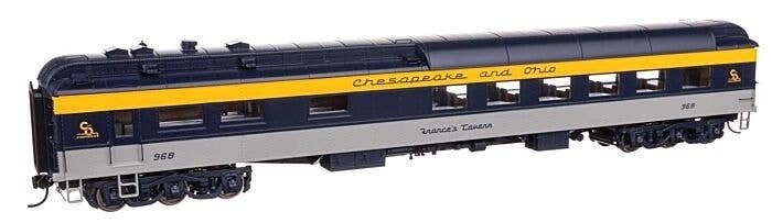 82` Pullman-Built Heavyweight 36-Seat Diner - Ready to Run -- Chesapeake & Ohio 968 `France`s Tave, HO, WalthersProto 17701