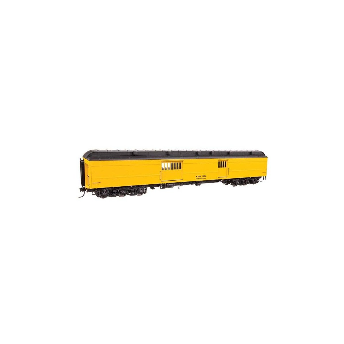 70′ Heavyweight Baggage Car w/Clerestory Roof - Ready to Run -- Maintenance of Way X100, HO, WalthersProto 17508