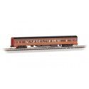 85′ Smooth-Side Coach with Interior Lighting - Ready to Run -- Pennsylvania Railroad 4296 (Fl, N, Bachmann Industries 14260