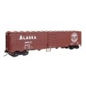 NYC-Style Express Boxcar Troop Sleeper Conversion - Ready to Run -- Alasak Railroad 10335, HO, WalthersProto 10801