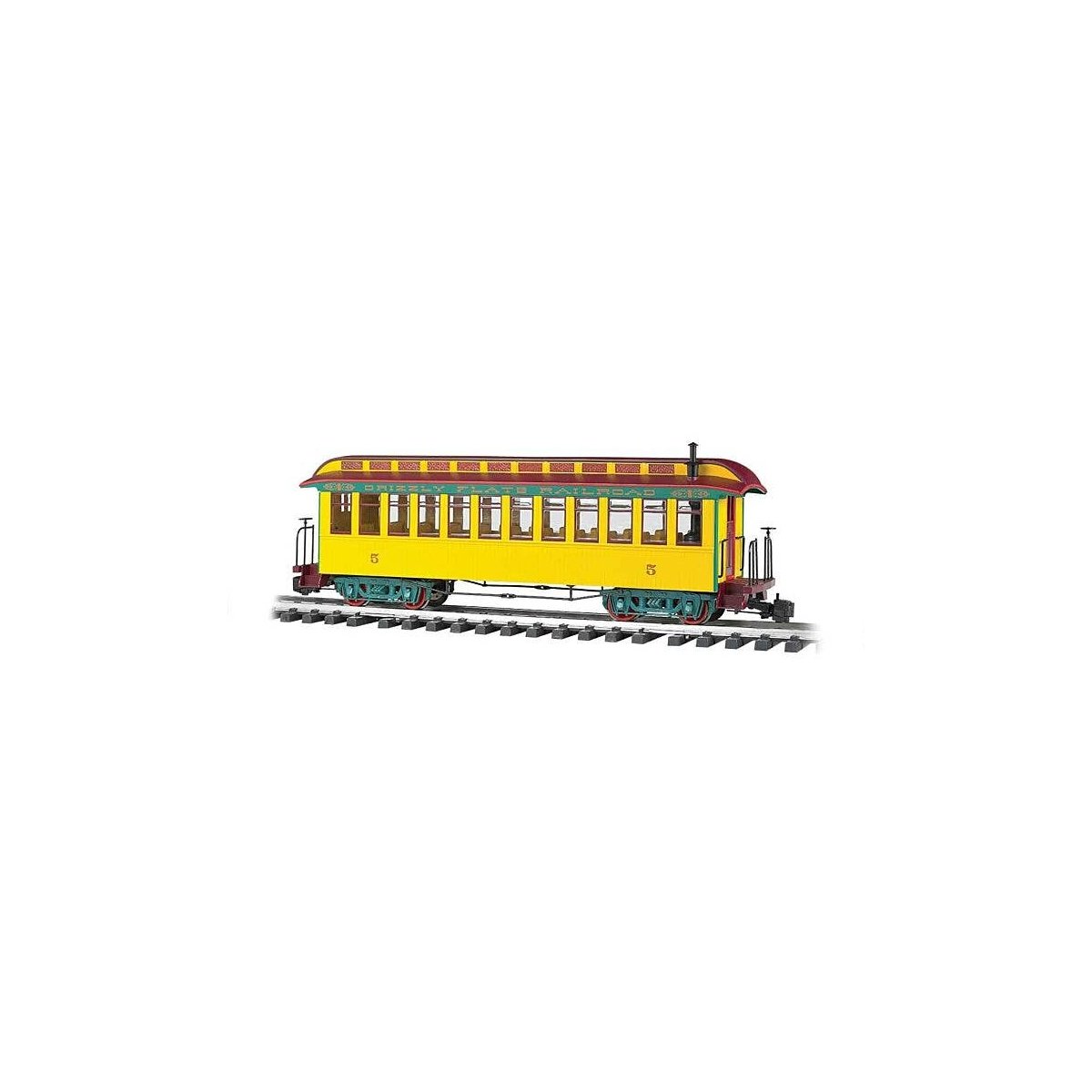 Classic Coach Car -- Grizzly Flats Railroad, G, Bachmann Industries 97205