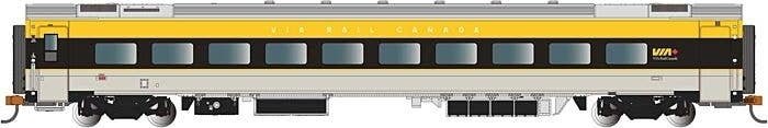 Siemens Venture Coach - VIA Version - Ready to Run -- VIA Rail Canada 2800 (gray, black, yell, N, Bachmann Industries 74557