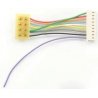 DCC Decoder Harness -- T-1′ NMRA 8-Pin Plug, 1′ 2.54cm Wires T Series Harness, ALL Train Control Systems 1359