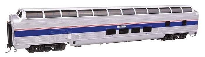 85′ Budd Great Dome - Ready to Run -- Amtrak(R) Ph IV w/Decal, HO, WalthersProto 13602