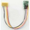 M1P-3.5′ 1 Amp, 2 Function DCC Decoder - Control Only -- With 3.5′ 8.89cm Harness, NMRA 8-Pin Plug, ALL Train Control System