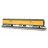 72′ Smooth-Side Baggage - Ready to Run -- Union Pacific 5744 (Armour Yellow, gray, red), HO, Bachmann Industries 14411