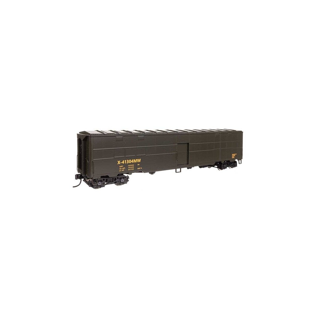 CBQ-Style Express Boxcar Troop Kitchen Conversion - Ready to Run -- MOW (Green) X-41304MW, HO, WalthersProto 10831