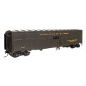 C&O-Style Express Boxcar Troop Sleeper Conversion - Ready to Run -- Chesapeake & Ohio (Green) 366, HO, WalthersProto 10841