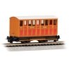 Talyllyn Carriage Passenger Car - Ready to Run -- Car 2 (wood), HOn30, Bachmann Industries 77503